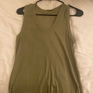Olive green Target tank top
